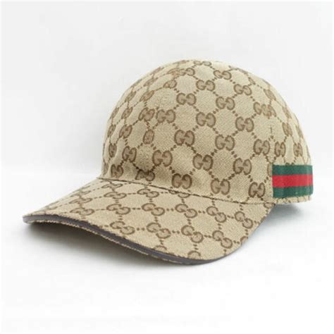 Gucci GG canvas sherry line baseball cap 200035 204891 